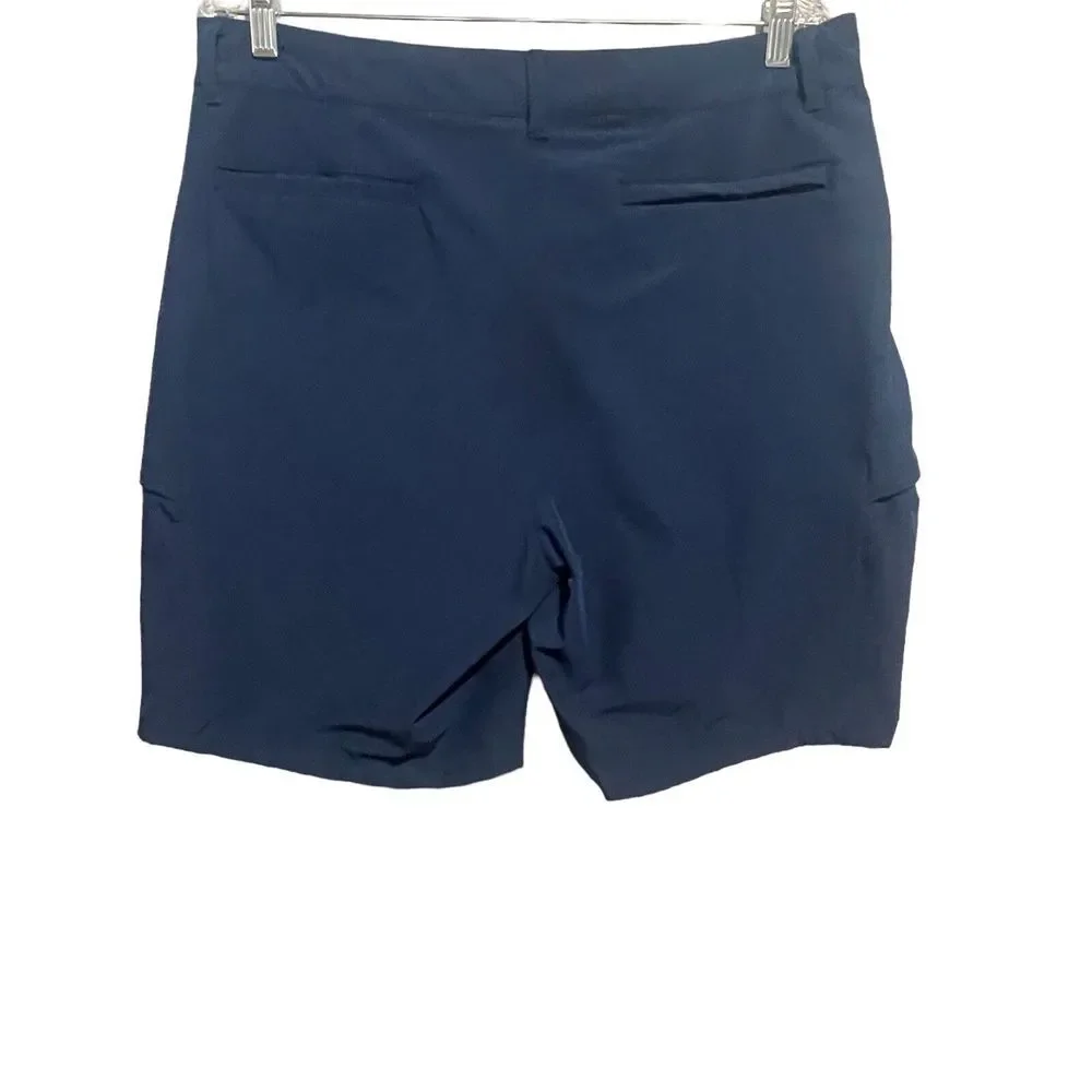 32 Degrees Cool Shorts Sz 34 Blue Stretch Performance Golf Chino‎ Gorpcore